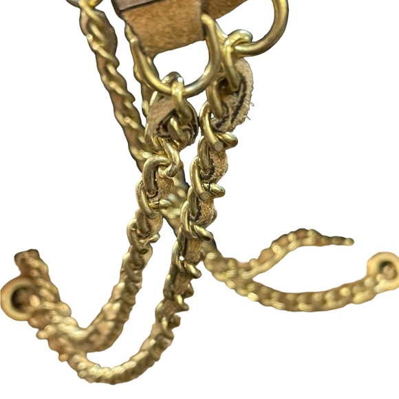 Vintage Camel brown Suede Michael Kors shoulder bag - Picture 5 of 10